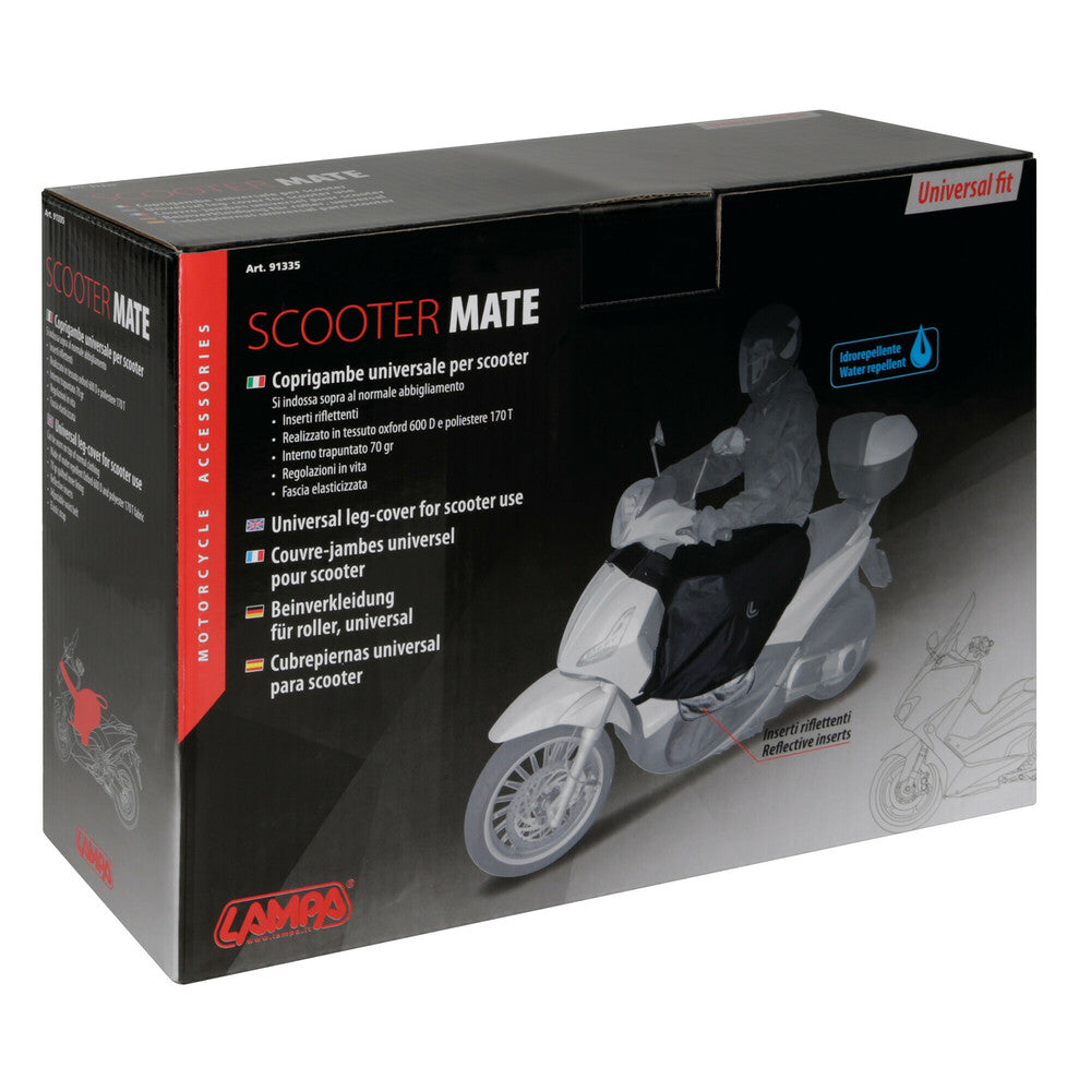 Couvre selle imperméable maxi scooter 74x100 cm Lampa noir