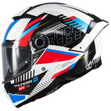 MT THUNDER 4 SV LUMINENCE GLOSSY WHITE BLUE RED