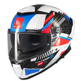 MT THUNDER 4 SV LUMINENCE GLOSSY WHITE BLUE RED