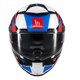 MT THUNDER 4 SV LUMINENCE GLOSSY WHITE BLUE RED