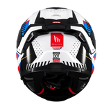 MT THUNDER 4 SV LUMINENCE GLOSSY WHITE BLUE RED