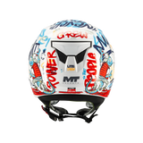 MT KIDS LITE CREW GLOSSY WHITE BLUE RED