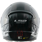 LS2 FF353 RAPID II 2 CLAW GLOSSY BLACK RED