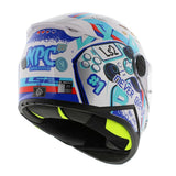 LS2 FF812 KID NEXT LEVEL GLOSSY WHITE BLUE