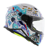 LS2 FF812 KID NEXT LEVEL GLOSSY WHITE BLUE