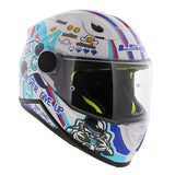 LS2 FF812 KID NEXT LEVEL GLOSSY WHITE BLUE