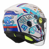 LS2 OF622 FUNNY II NEXT LEVEL GLOSSY WHITE BLUE