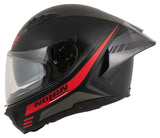 NOLAN N60-6 SPORT OUTSET FLAT BLACK RED