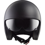 LS2 OF599 SPITFIRE II 2 SOLID MATTE BLACK