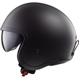LS2 OF599 SPITFIRE II 2 SOLID MATTE BLACK