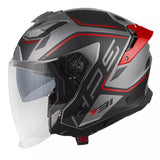 GIVI X31 IMPACT MATTE TITANIUM/BLACK/RED
