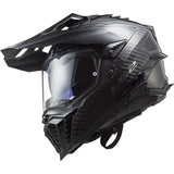 LS2 MX701 EXPLORER SOLID GLOSS CARBON