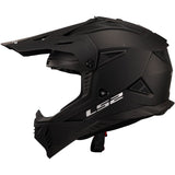 LS2 MX708 FAST II 2 SOLID MATTE BLACK