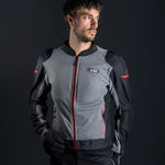LS2 SUMMER AIRY EVO MAN JACKET BLACK GREY RED