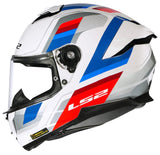 LS2 FF320 STREAM 2 VINTAGE WHITE BLUE RED