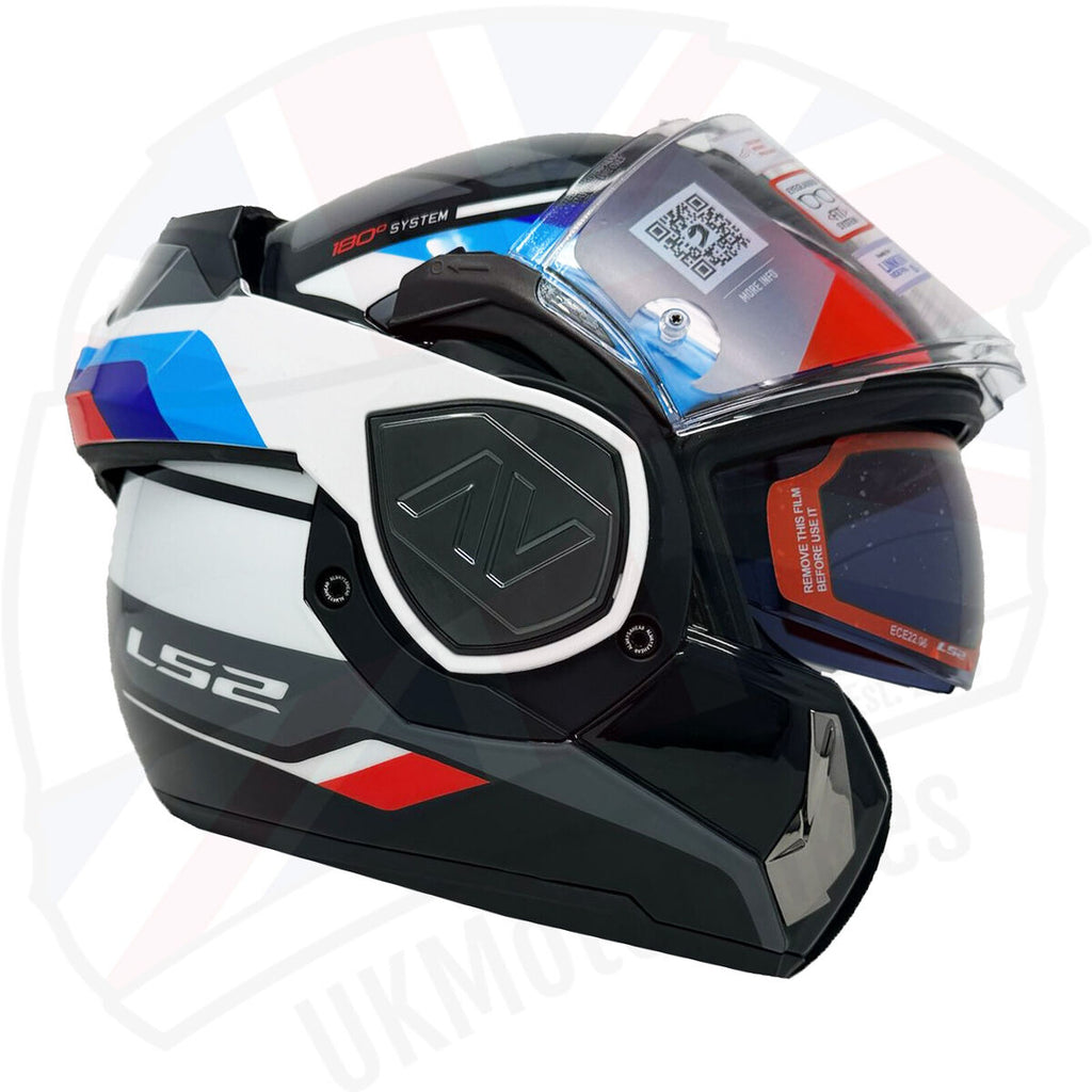 ls2 advant sport helmet LS2 FF906 ADVANT SPORT GLOSSY BLACK BLUE RED – Spoiler Center