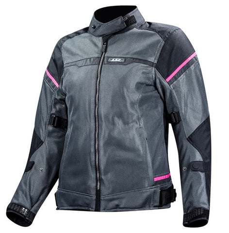 LS2 RIVA WOMAN BLACK DARK GREY PINK