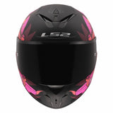 LS2 RAPID III POPPIES BLACK PINK MATTE