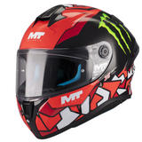 MT TARGO S PIQUERA GLOSSY RED BLACK MONSTER ENERGY