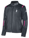 0J SUMMER "FLOW" LADY JACKET BLACK/FUCHSIA