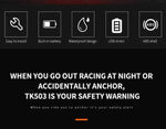 Helmet Safety Warning Light