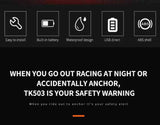 Helmet Safety Warning Light
