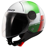LS2 OF558 SPHERE LUX II 2 FIRM GLOSSY WHITE GREEN RED