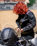 0J SUMMER "FLOW" LADY JACKET BLACK/FUCHSIA