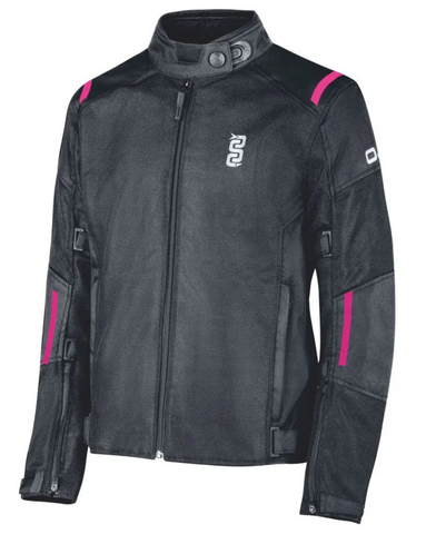 0J SUMMER "FLOW" LADY JACKET BLACK/FUCHSIA