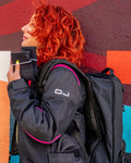 0J SUMMER "FLOW" LADY JACKET BLACK/FUCHSIA