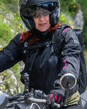 0J SUMMER "FLOW" LADY JACKET BLACK/FUCHSIA