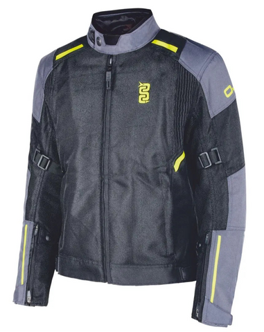 OJ STREAM 2 BLACK DARK&LIGHT GREY JACKET