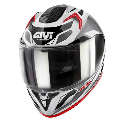 GIVI 50.8 BRAVE GLOSSY WHITE/TITANIUM/RED