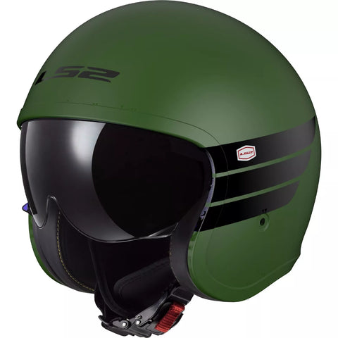 LS2 OF599 SPITFIRE II 2 RETRO MATTE MILITARY GREEN