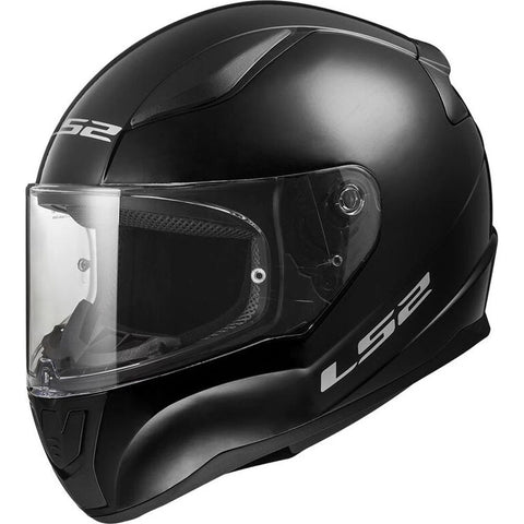 LS2 FF353 RAPID II 2 SOLID GLOSSY BLACK