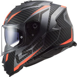 LS2 FF800 STORM II 2 RACER MATT TITANIUM ORANGE