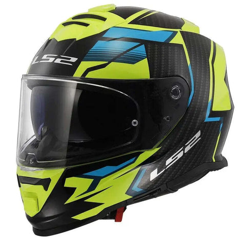 LS2 FF800 STORM II 2 TRACKER BLACK/H-V YELLOW
