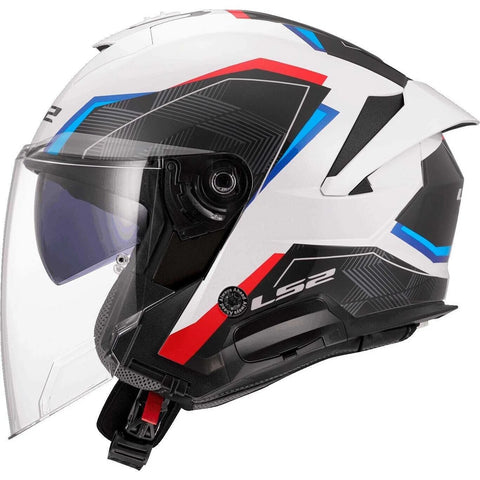 LS2 OF618 VERSO II 2 AIR WHITE RED BLUE
