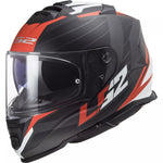 LS2 FF800 STORM II 2 NERVE MATTE BLACK RED