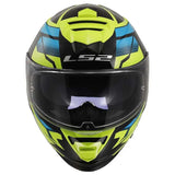 LS2 FF800 STORM II 2 TRACKER BLACK/H-V YELLOW