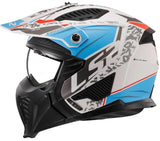 LS2 OF606 DRIFTER DEVOR MATTE WHITE BLUE