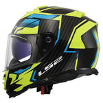 LS2 FF800 STORM II 2 TRACKER BLACK/H-V YELLOW