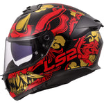 LS2 FF808 STREAM II 2 DRAKO GLOSSY BLACK RED