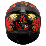 LS2 FF808 STREAM II 2 DRAKO GLOSSY BLACK RED