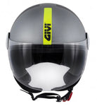 GIVI 10.7 MINI Demi-Jet Helmet Matt Black / Gray