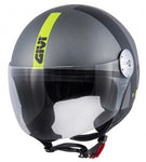 GIVI 10.7 MINI Demi-Jet Helmet Matt Black / Gray