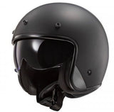 LS2 OF601 BOB JET HELMET IN MATT BLACK