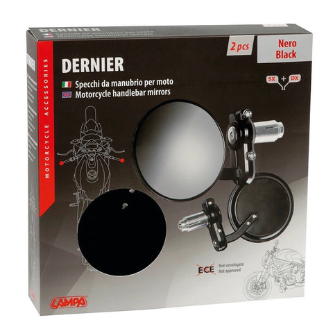 LAMPA Dernier, pair of rearview mirrors - Black