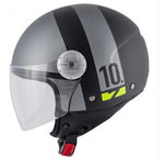 GIVI 10.7 MINI Demi-Jet Helmet Matt Black / Gray