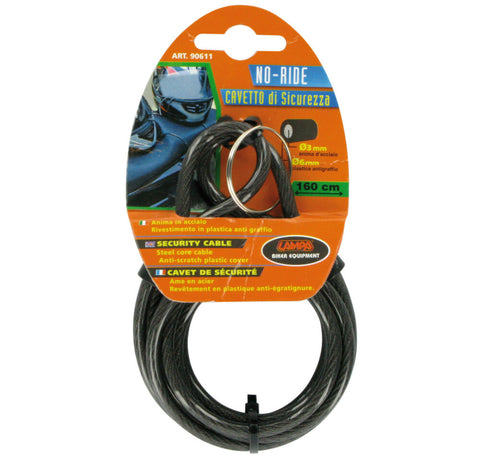 LAMPA No-Ride, security cable Ø 6 mm - 160 cm